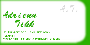 adrienn tikk business card